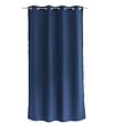 C MA DECO - Rideau microfibre ZOE - Bleu marine - L.140xH.240cm - vignette
