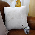 C MA DECO - Coussin décoratif effet fourrure RABBIT réversible - vignette