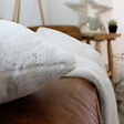 C MA DECO - Coussin décoratif effet fourrure RABBIT réversible - vignette