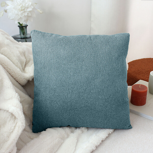 C MA DECO - Coussin déhoussable chenillé - large