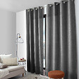 C MA DECO - Rideau chenillé velours - Gris foncé - L.140xH.240cm - vignette