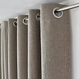 C MA DECO - Rideau en velours chenillé - Œillets - Taupe - 140x240cm - vignette