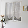C MA DECO - Paire de vitrages LOUNA - Lin et polyester - vignette