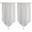 C MA DECO - Paire de vitrages LOUNA - Lin et polyester - vignette