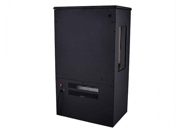 PURLINE - Cheminée électrique sur pied avec commande WiFi App - large