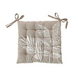 C MA DECO - Galette de chaise piquée NATURA - Coton recyclé - vignette