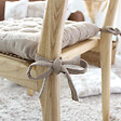 C MA DECO - Galette de chaise piquée NATURA - Coton recyclé - vignette