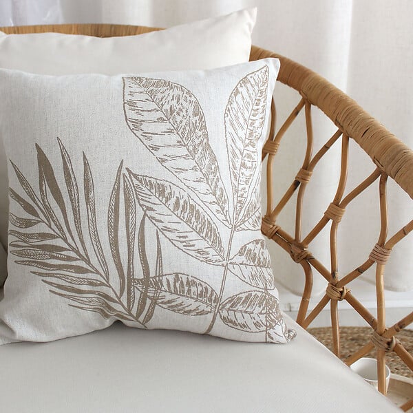 C MA DECO - Coussin déhoussable NATURA - large
