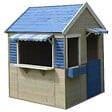 KANGUI - Maisonnette enfant extérieur - Cabane en bois avec plancher FLOWI - vignette