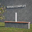 MON MARCHE DECO - Poteau Complet SLIM 72 cm - vignette