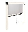 IRS - Moustiquaire enroulable verticale pour fenêtre - 120X160 - BLANC - vignette