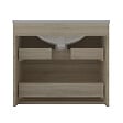 AICA SANITAIRE - AICA Meuble de salle de bain chêne 60cm, suspendu avec 2 tiroirs - vignette