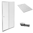 JACOB DELAFON - Receveur douche Ipso 100 x 80 + paroi coulissante niche + bonde - vignette