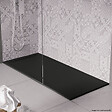 COSYNEO - Receveur de douche en pierre naturelle extra plat à poser 90x130cm - noir - ORIGINE - vignette