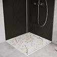 COSYNEO - Receveur de douche en pierre naturelle extra plat à poser 70x70cm - blanc marbre - ORIGINE - vignette