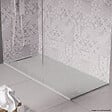 COSYNEO - Receveur de douche en pierre naturelle extra plat à poser 70x130cm - gris marbre - ORIGINE - vignette