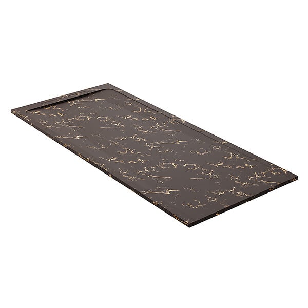 COSYNEO - Receveur de douche en pierre naturelle extra plat à poser 90x130cm - marron marbre - ORIGINE - large