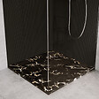 COSYNEO - Receveur de douche en pierre naturelle extra plat à poser 80x80cm - noir marble - ORIGINE - vignette