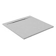 COSYNEO - Receveur de douche en pierre naturelle extra plat à poser 70x70cm - gris marbre - ORIGINE - vignette