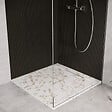 COSYNEO - Receveur de douche en pierre naturelle extra plat à poser 90x90cm - blanc marbre - ORIGINE - vignette