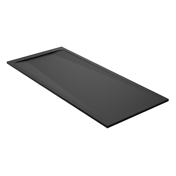 COSYNEO - Receveur de douche en pierre naturelle extra plat à poser 70x180cm - noir - ORIGINE - large