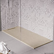 COSYNEO - Receveur de douche en pierre naturelle extra plat à poser 80x170cm - beige marbre - ORIGINE - vignette