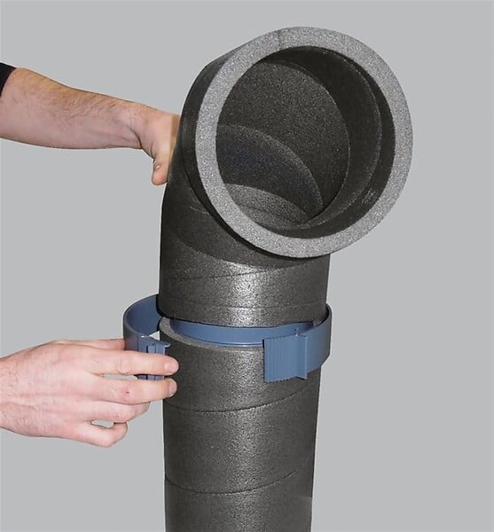 UBBINK - Raccord pour conduits isolés AERFOAM - Diamètre : 180 - Lg 232 mm - Ht 119 mm- réf : 188285 - UBBINK - large
