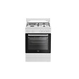 BEKO - Cuisinière Mixte 73l 4 Feux Blanc - FBS63121WD - vignette