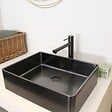 ESSEBAGNO - Luisa vasque à poser 48x37 en inox gris gun métal - vignette