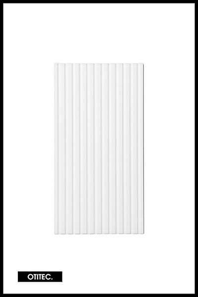 OTITEC - Meuble haut de salle de bain - 55 cm - Blanc - VOLTA - large