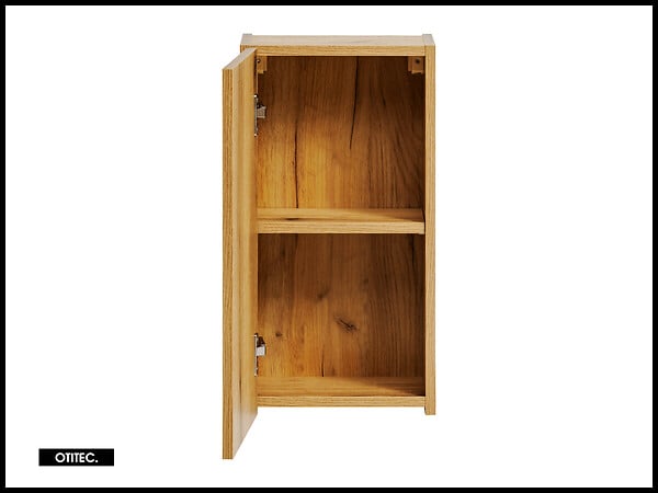 OTITEC - Meuble haut de salle de bain - 55 cm - Oak - VOLTA - large