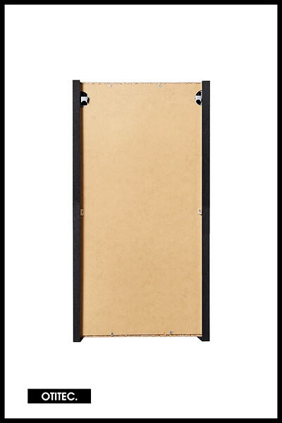 OTITEC - Meuble haut de salle de bain - 55 cm - Noir Mat - VOLTA - large