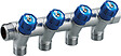 NOYON & THIEBAULT - Collecteur robinetterie bleue MF20x27 - 4 départs - vignette