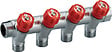 NOYON & THIEBAULT - Collecteur robinetterie rouge MF20x27 - 4 départs - vignette