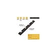 ARTPLAST - Bordure femelle pour Dalle PVC noire Clipsable Sol Antidérapant Carré Noir Garage Atelier PS50CRN/F Art Plast - vignette