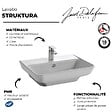 JACOB DELAFON - Lave-mains Struktura adapté PMR blanc - vignette
