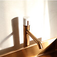 ESSEBAGNO - Manopola mitigeur lavabo haut cuivre brossé marbre - vignette