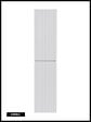 OTITEC - Colonne de salle de bain de 160 cm - Blanc - 2 portes - MINO - vignette
