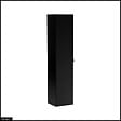 OTITEC - Colonne de salle de bain - 35 x 160 cm - 1 porte - 2 tiroirs - BOLD BLACK - vignette
