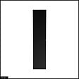 OTITEC - Colonne de salle de bain - 35 x 160 cm - 1 porte - 2 tiroirs - BOLD BLACK - vignette
