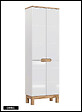 OTITEC - Colonne de salle de bain de 187 cm - Blanc - 4 portes - BALI - vignette