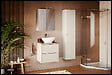 OTITEC - Colonne de salle de bain - 140 cm - Cachemire Mat - 1 porte - ASTRA - vignette