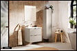 OTITEC - Colonne de salle de bain - 140 cm - Cachemire Mat - 1 porte - ASTRA - vignette