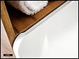 OTITEC - Colonne de salle de bain de 170 cm - Blanc - 2 portes - PASTI WHITE - vignette