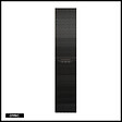 OTITEC - Colonne de salle de bain - 170 cm - Noir - 2 portes - SEA - vignette