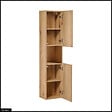OTITEC - Colonne de salle de bain - 140 cm - Oak - 2 portes - VOLTA - vignette