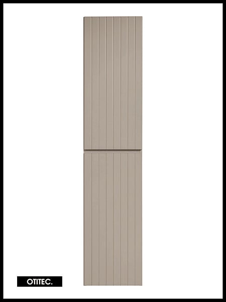 OTITEC - Colonne de salle de bain de 160 cm - Cachemire Mat - 2 portes - MINO - large