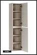 OTITEC - Colonne de salle de bain de 160 cm - Cachemire Mat - 2 portes - MINO - vignette
