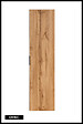 OTITEC - Colonne de salle de bain de 140 cm - Oak - 1 porte - LIVA OAK - vignette