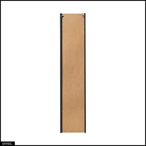OTITEC - Colonne de salle de bain - 140 cm - Noir - 2 portes - VOLTA - large